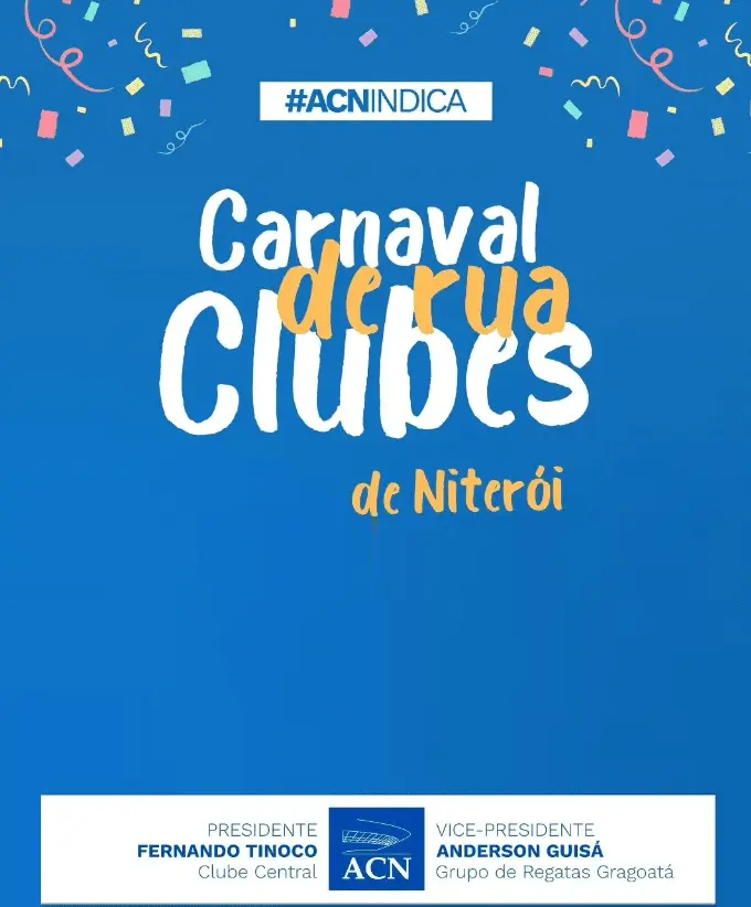 Agenda do carnaval de rua dos clubes de Niterói