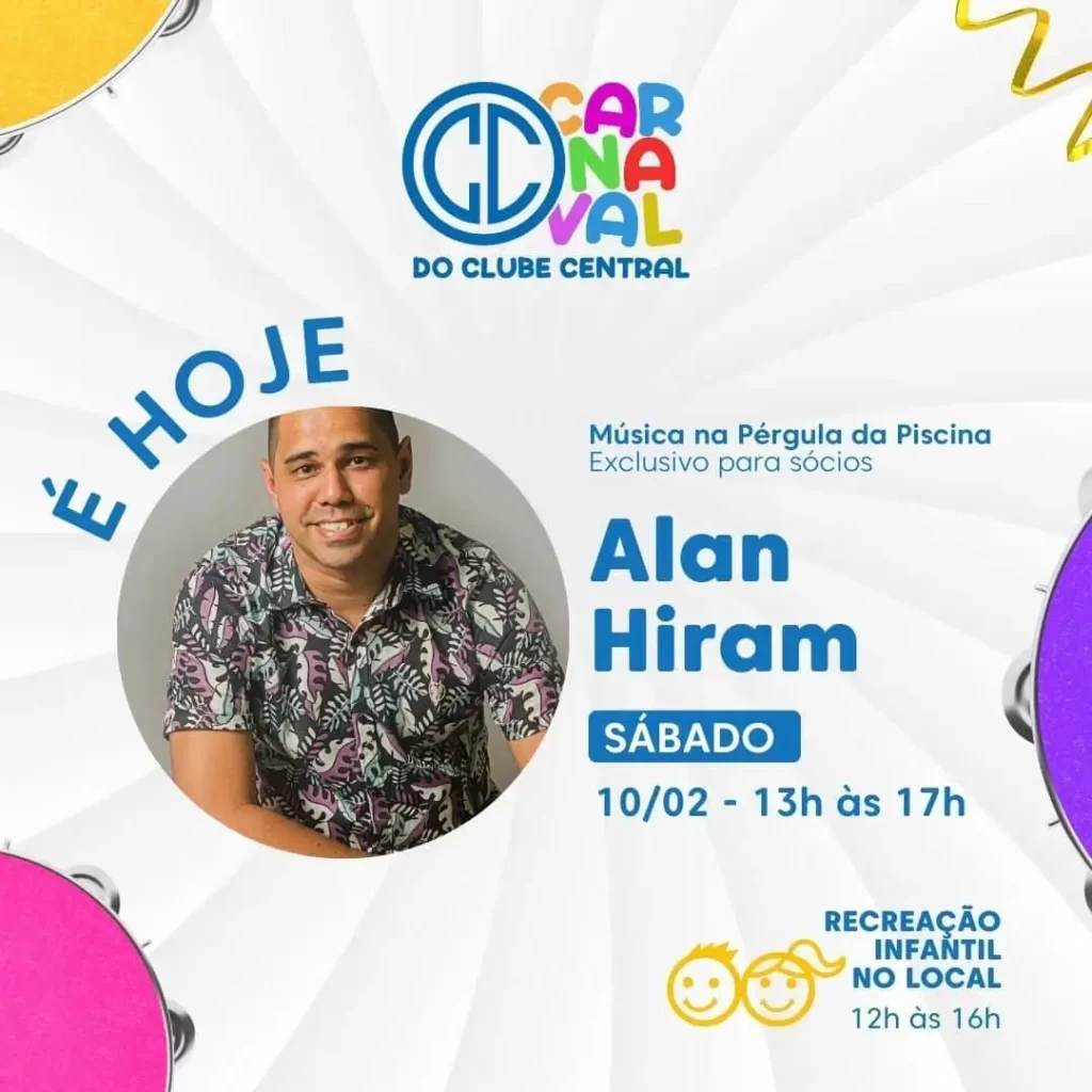 Venha curtir o carnaval no Clube Central!