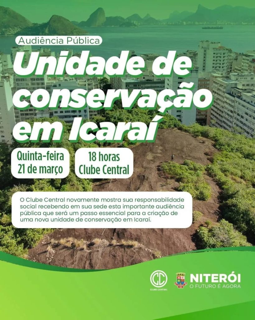 Audiência pública para nova unidade de conservação em Icaraí