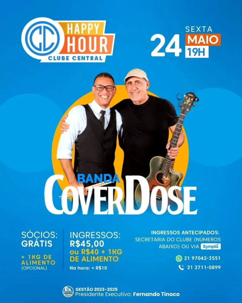 Happy Hour de Aniversariantes com a Banda Coverdose