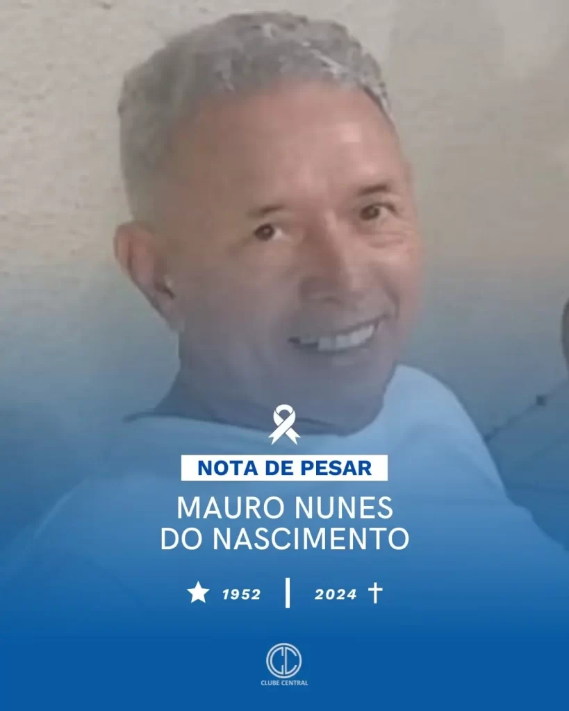 Nota de Pesar - Mauro Nunes do Nascimento