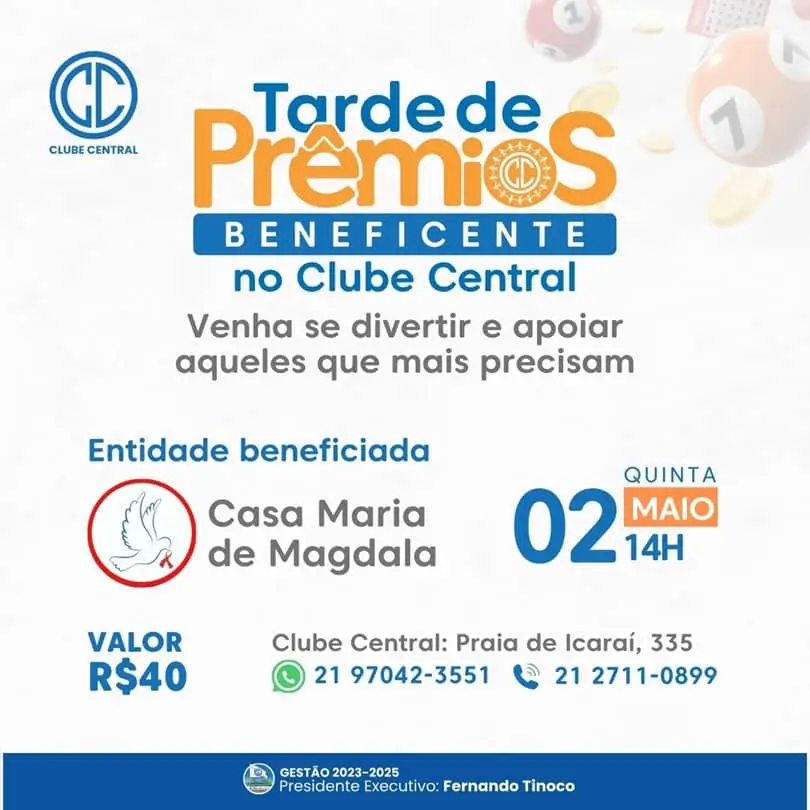 Tarde de Prêmios do Clube Central - Maio-2024