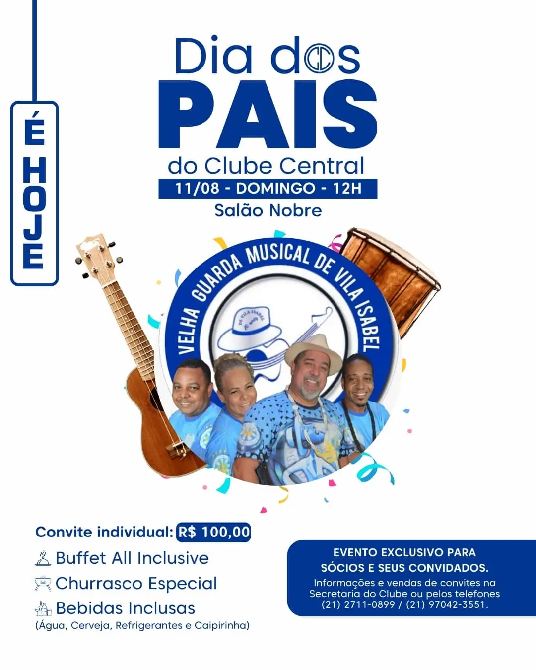 Festa do Dia dos Pais no Clube Central