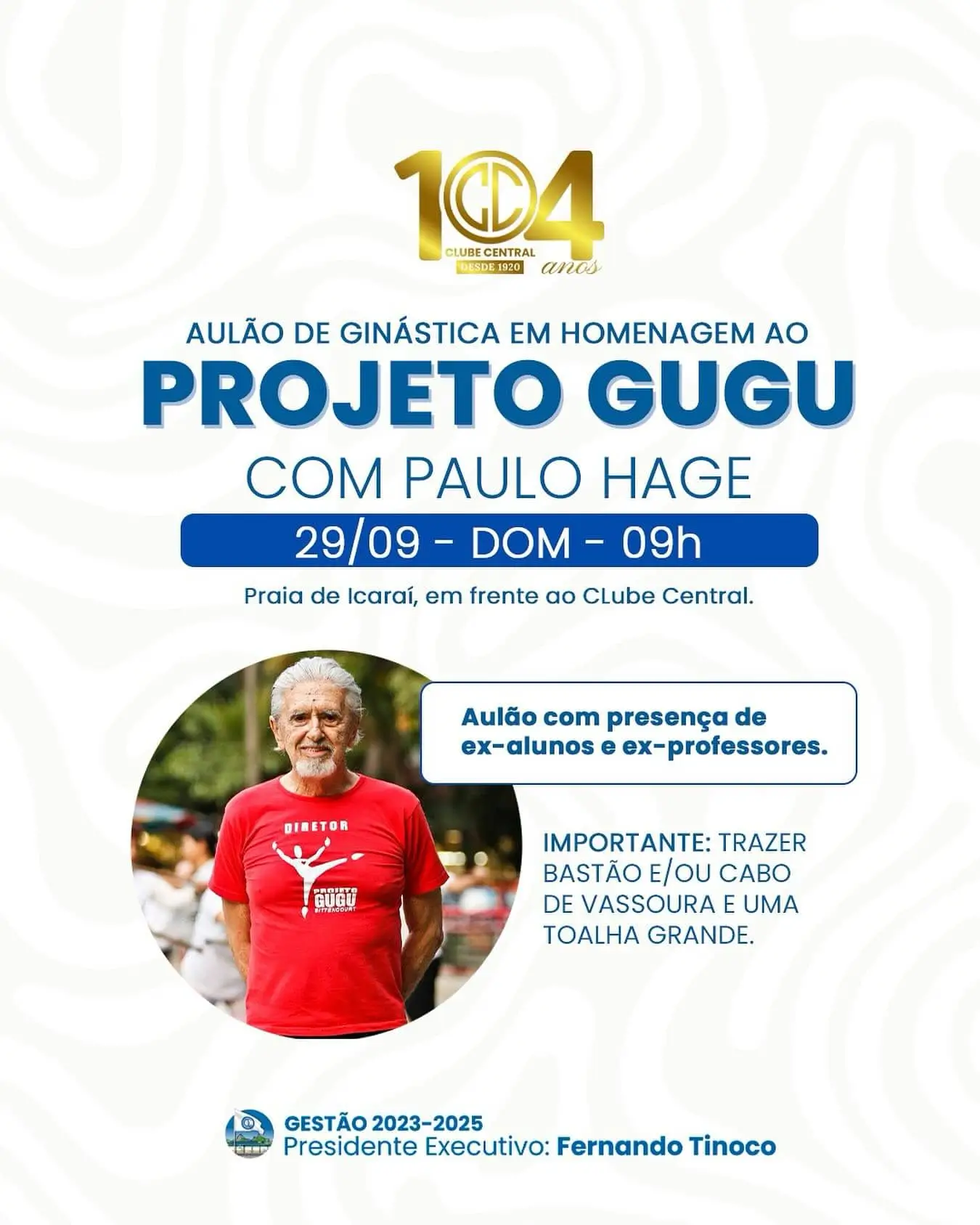Aulão de Ginástica em Homenagem ao Projeto Gugu!