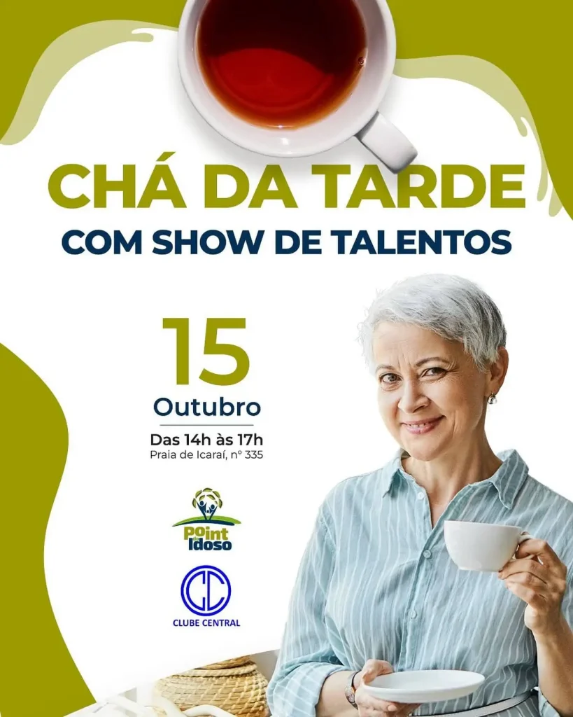 Cha da tarde com Show de talentos