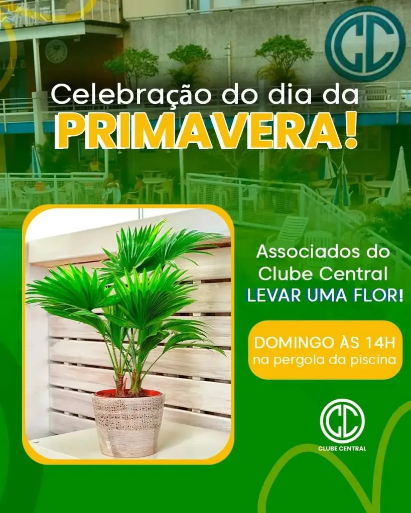Venham comemorar a chegada da Primavera nesse domingo, 22/09, a partir das 13h!