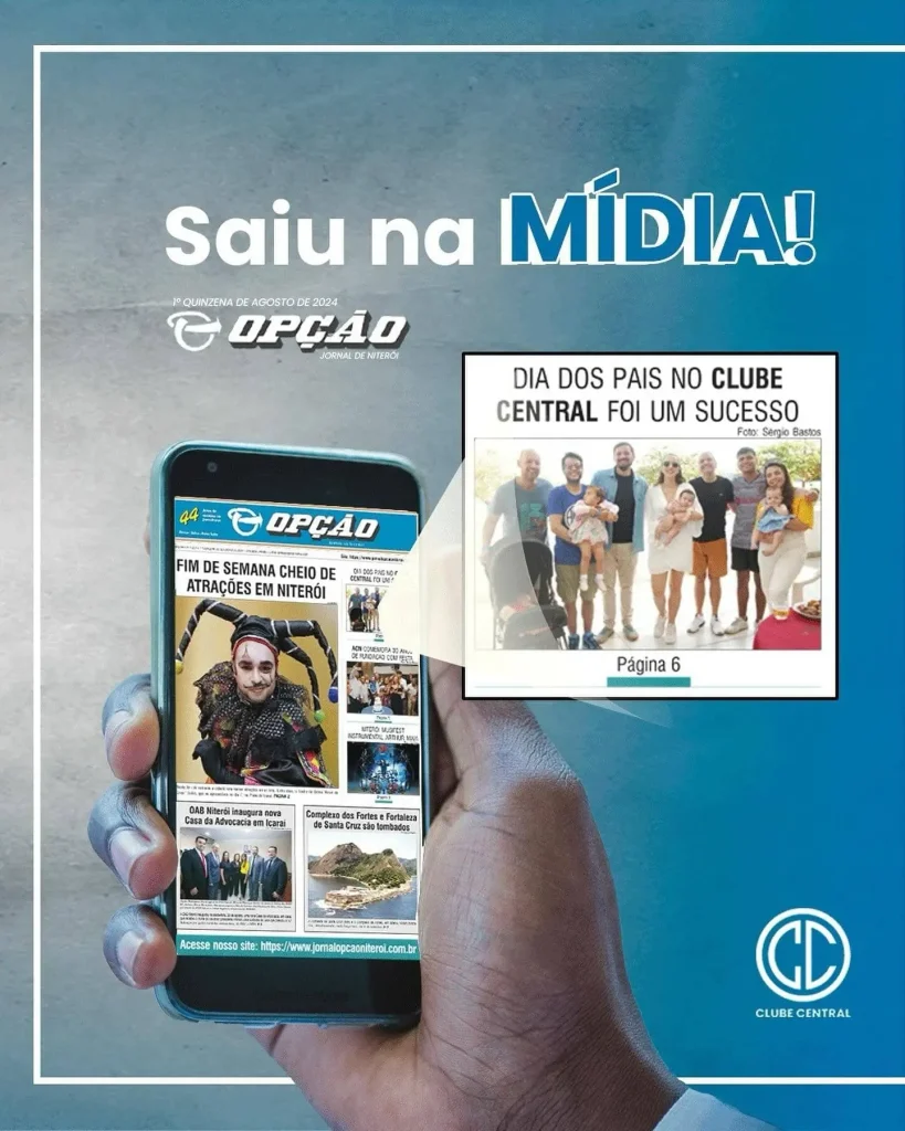 Clube Central no Jornal Opção - Set 2024