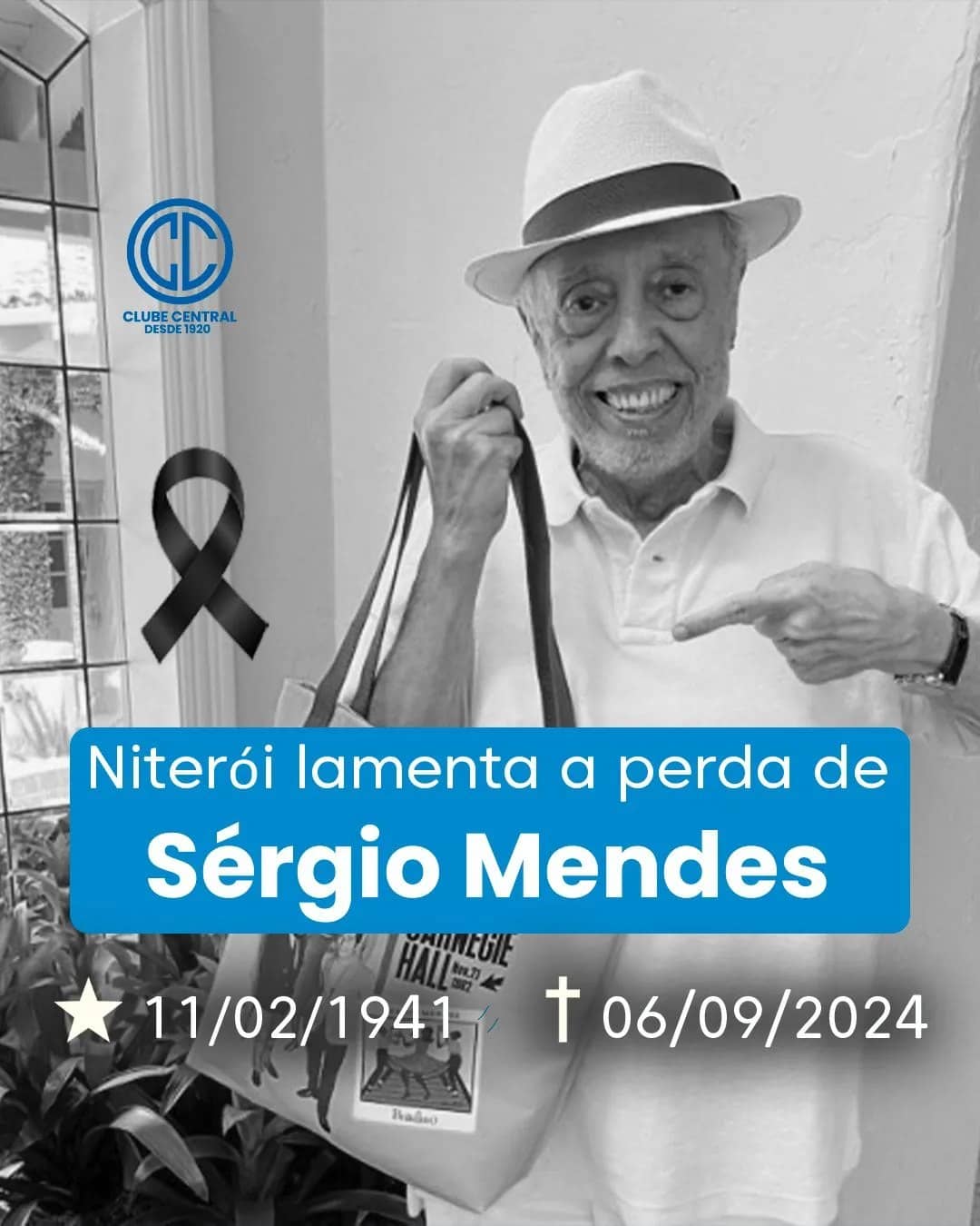 Nota de Pesar - Sérgio Mendes