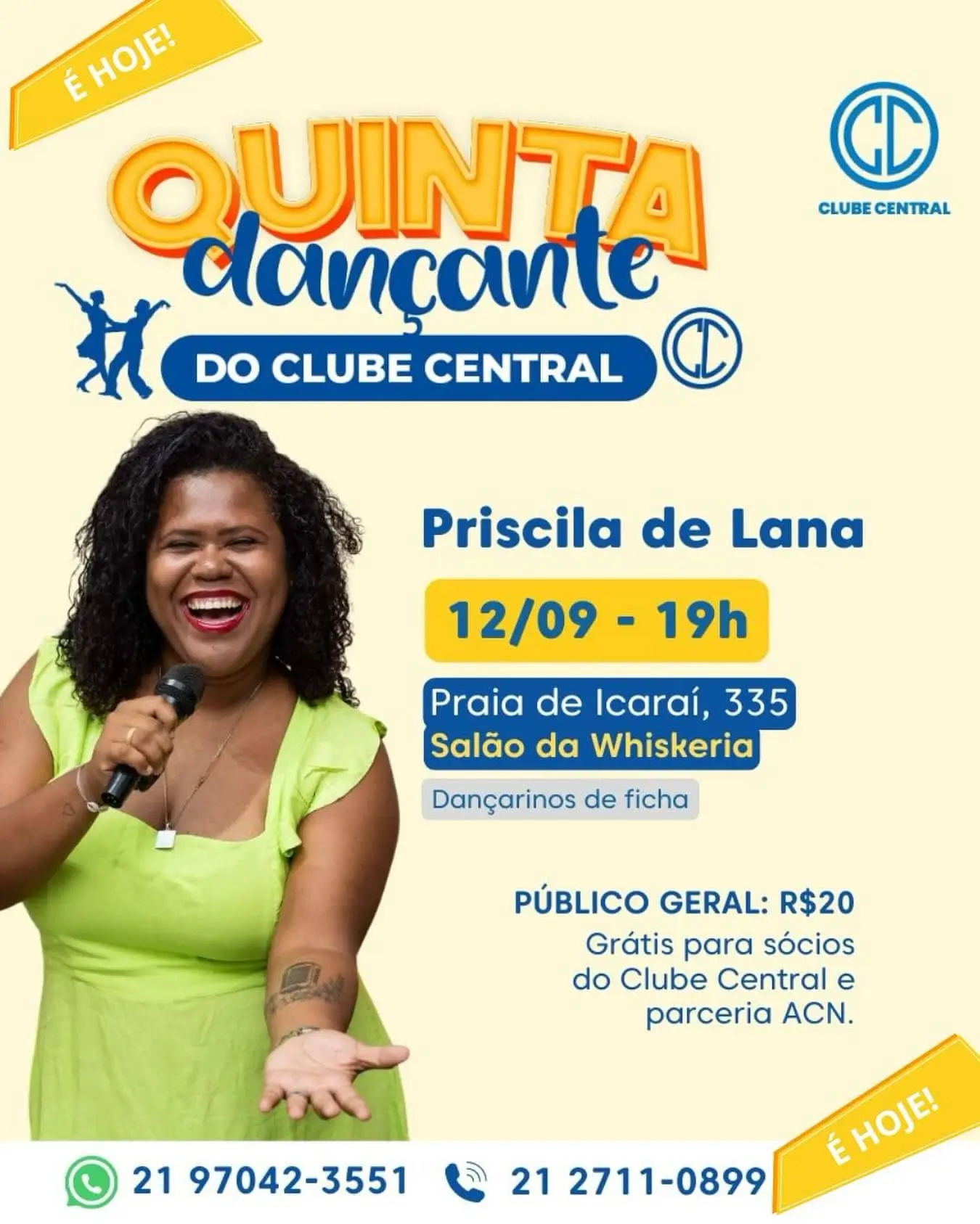 Quinta Dançante com Priscila de Lana