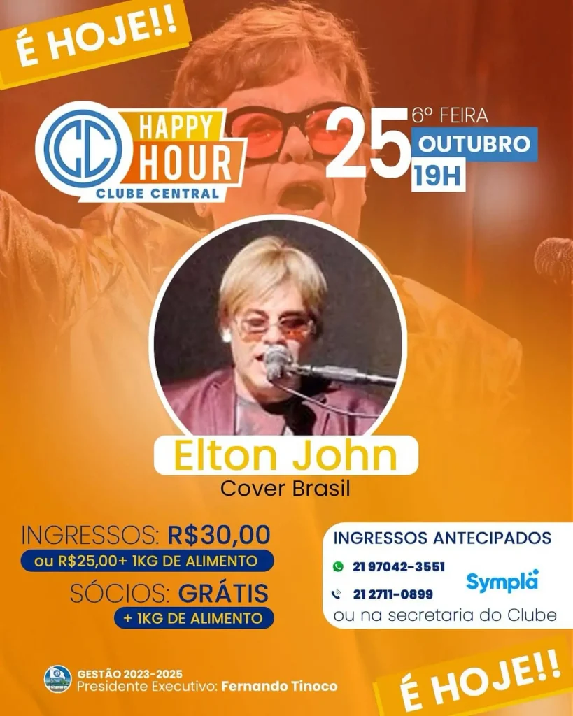 Happy Hour com um tributo à Elton John