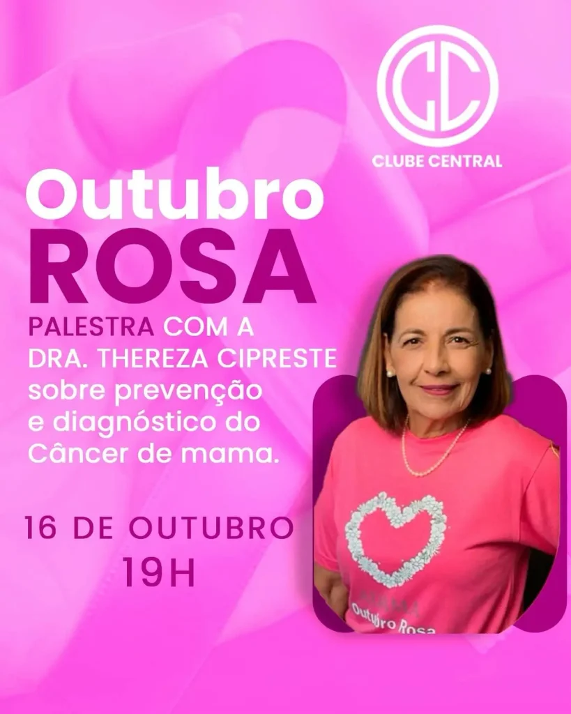 Palestra com a Dra. Tereza Cipreste no Outubro Rosa