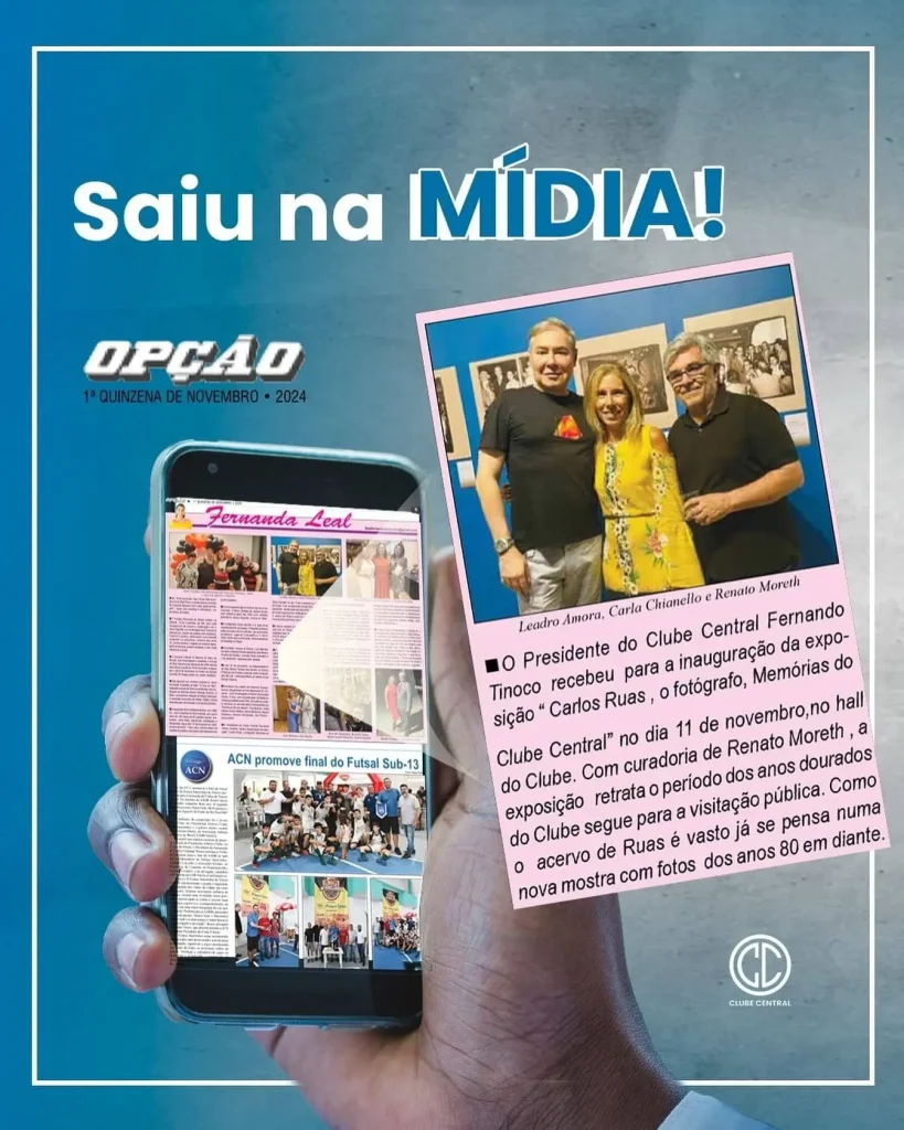 O Clube Central no Jornal OPÇÃO