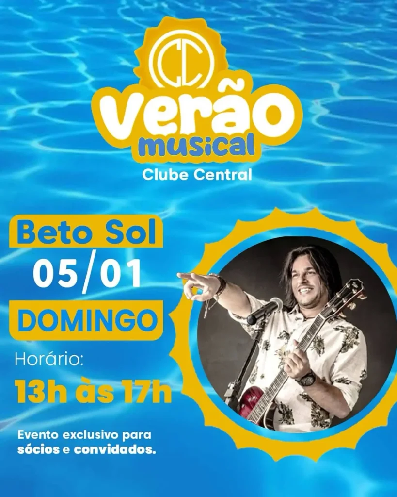 Beto Sol no Clube Central