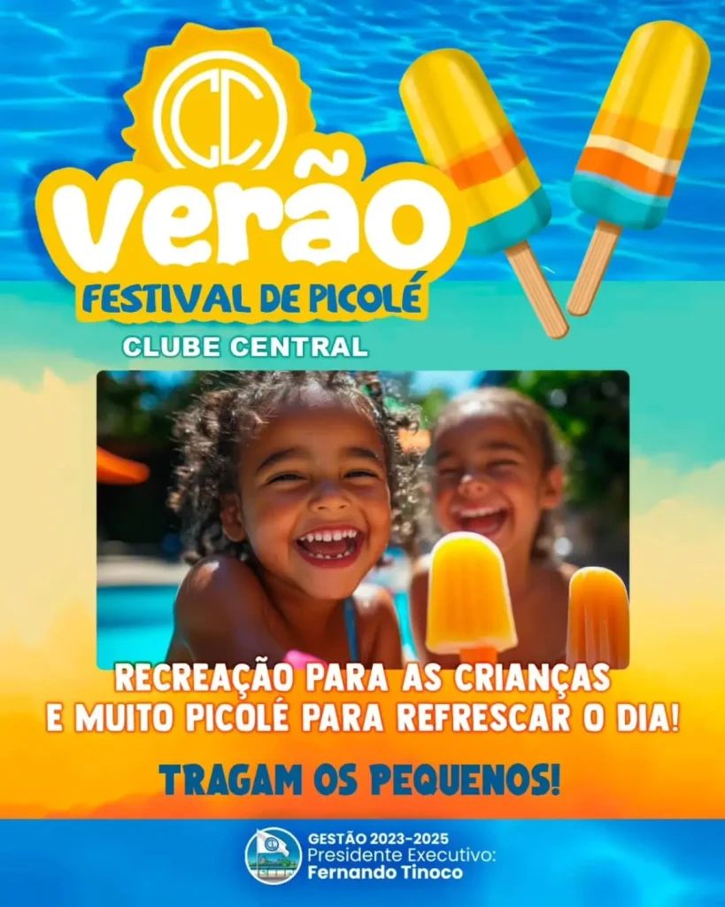 Domingo especial para as crianças com Festival de picolé