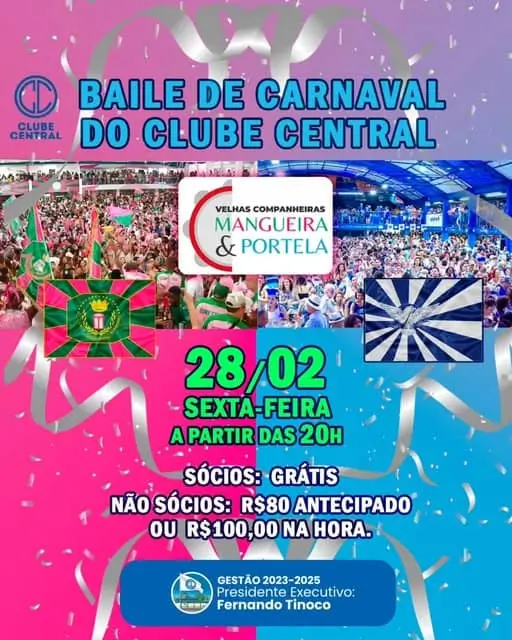 Baile de Carnaval do clube Central