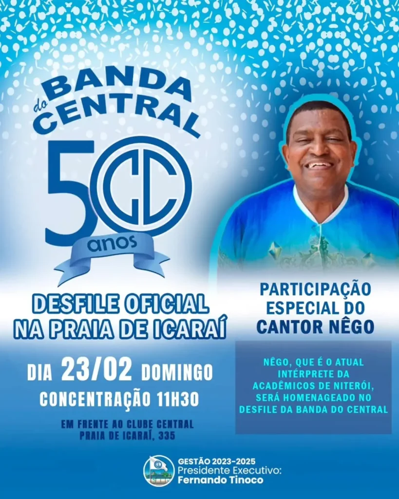 Banda do Central 50 anos 2025