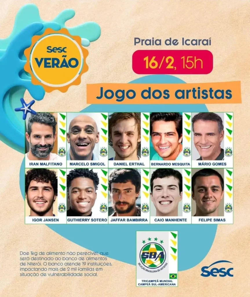Clube Central X Time dos Artistas