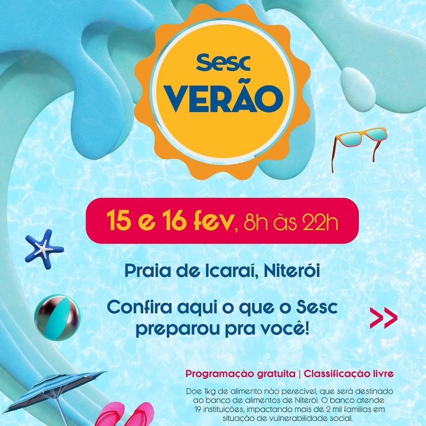 Clube Central apoia o SESC Verão