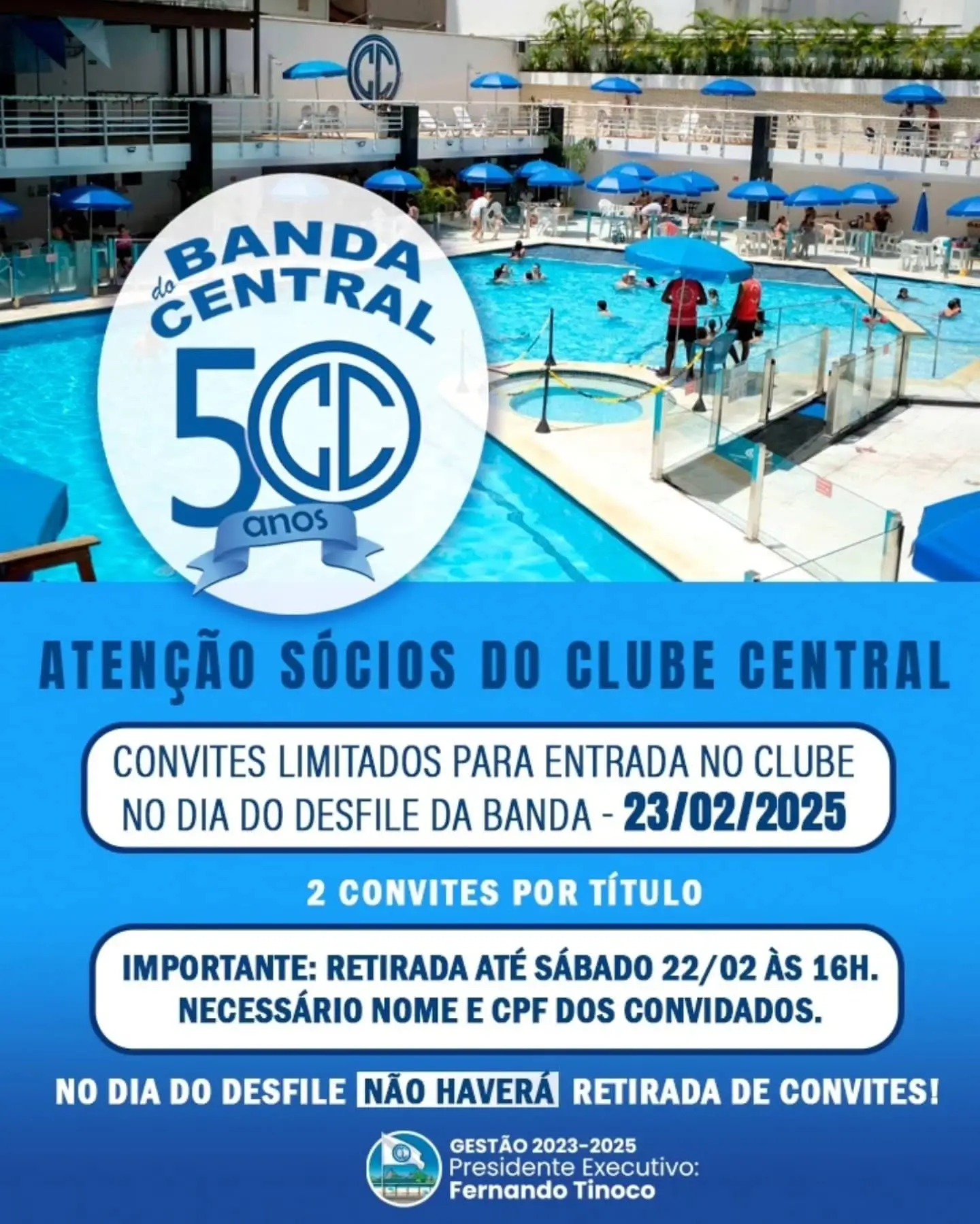 Está chegando o grande dia da Banda do Central