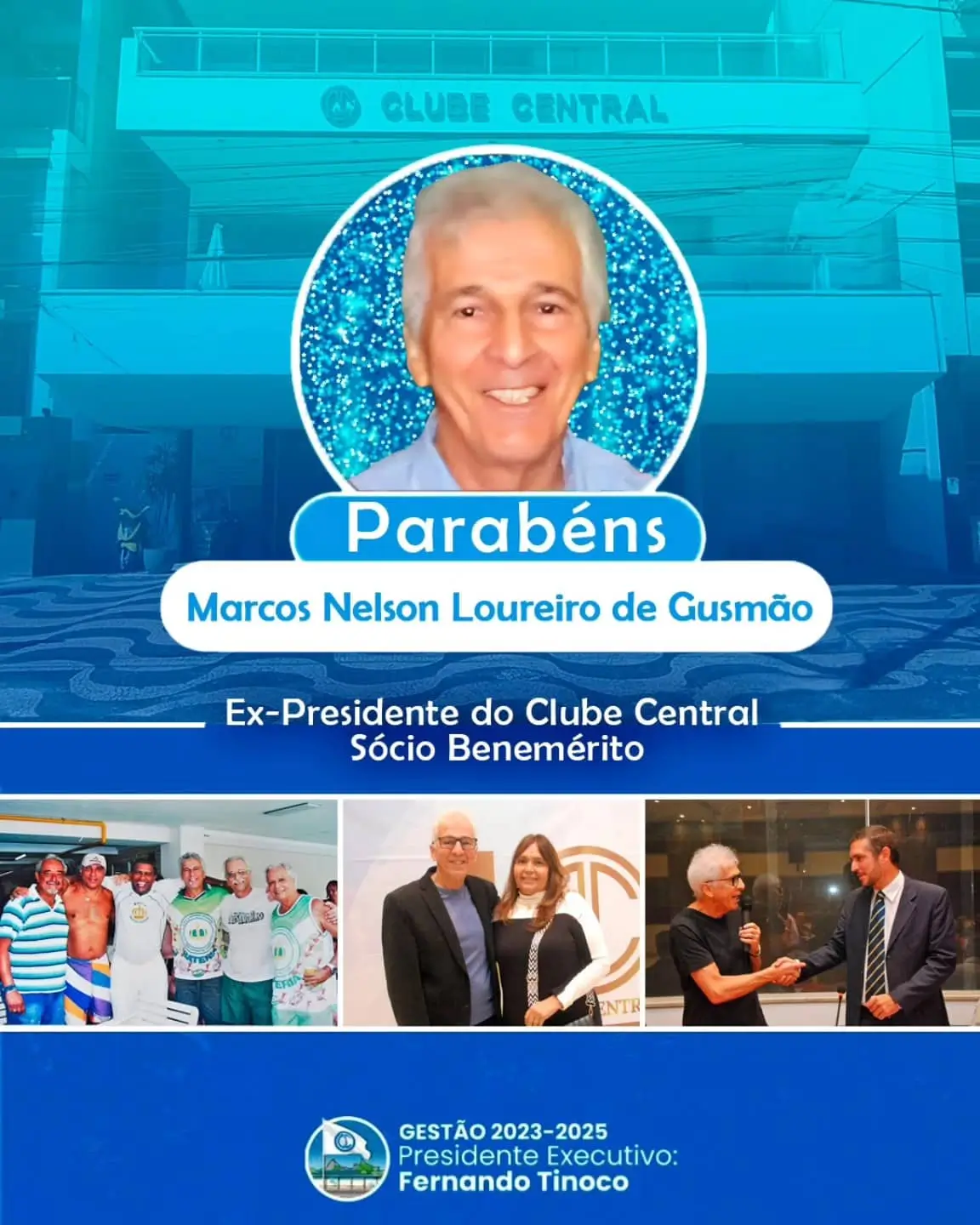 Feliz aniversário, eterno Presidente Marcos Nelson