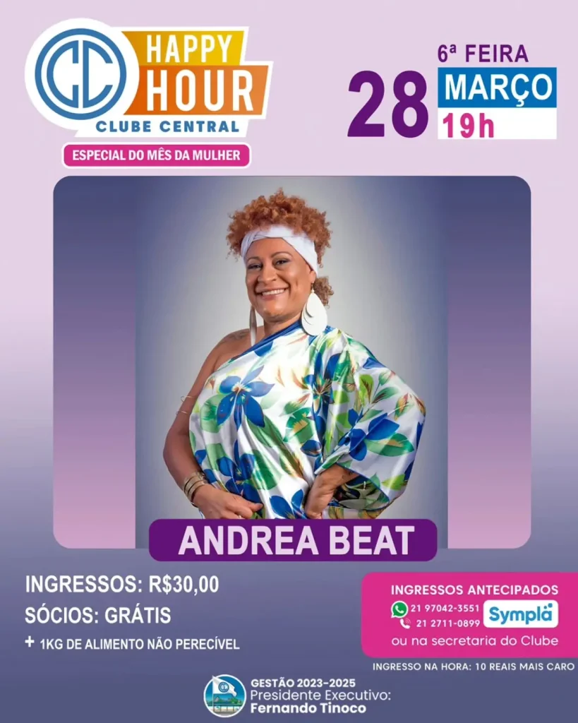 Andrea Beat canta no Clube Central 01