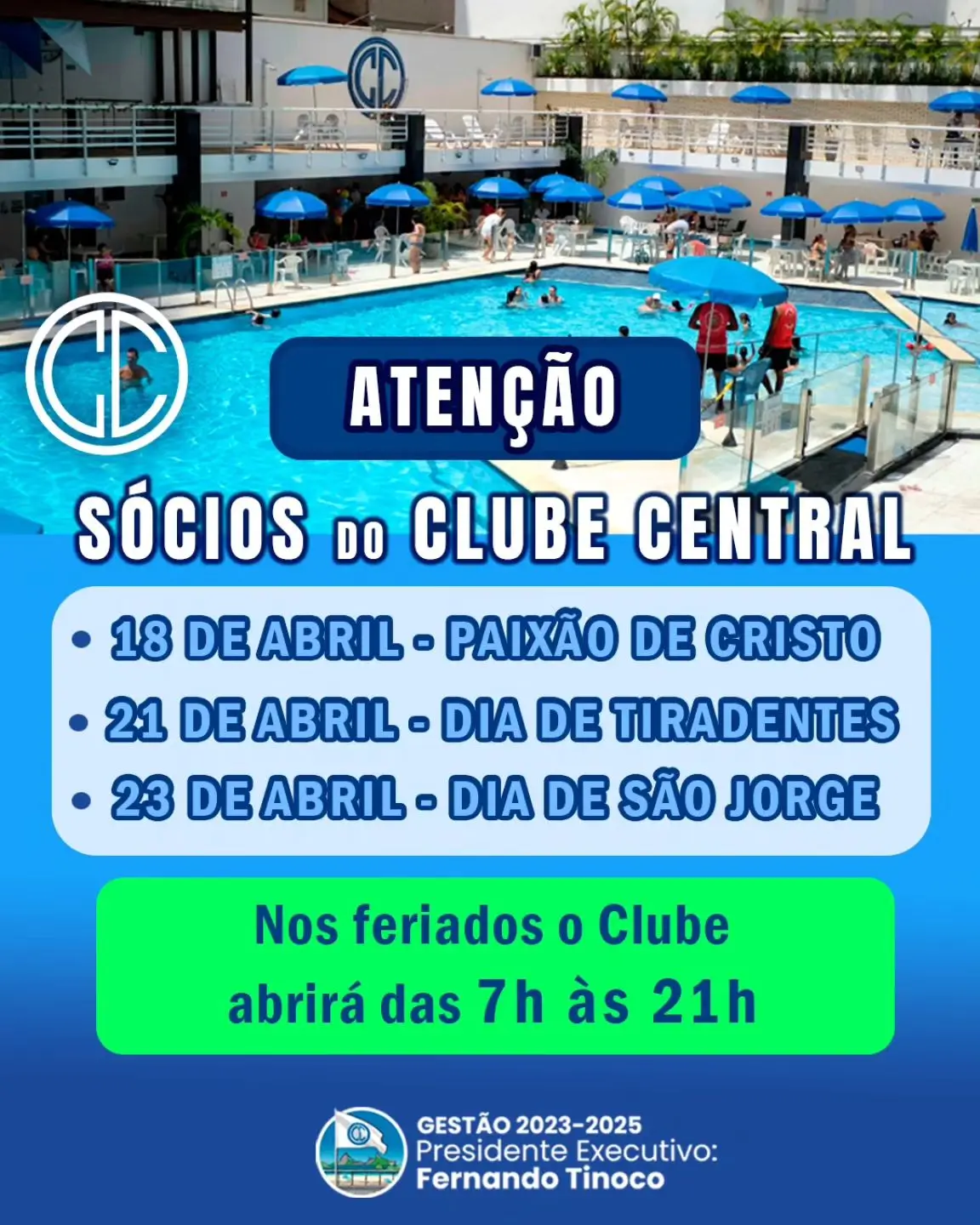 Feriadão no Clube Central