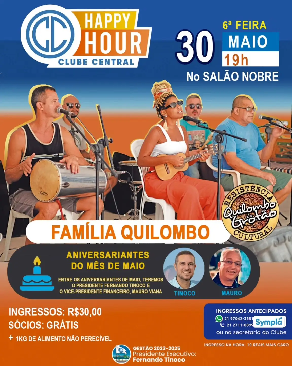 Happy Hour com Família Quilombo
