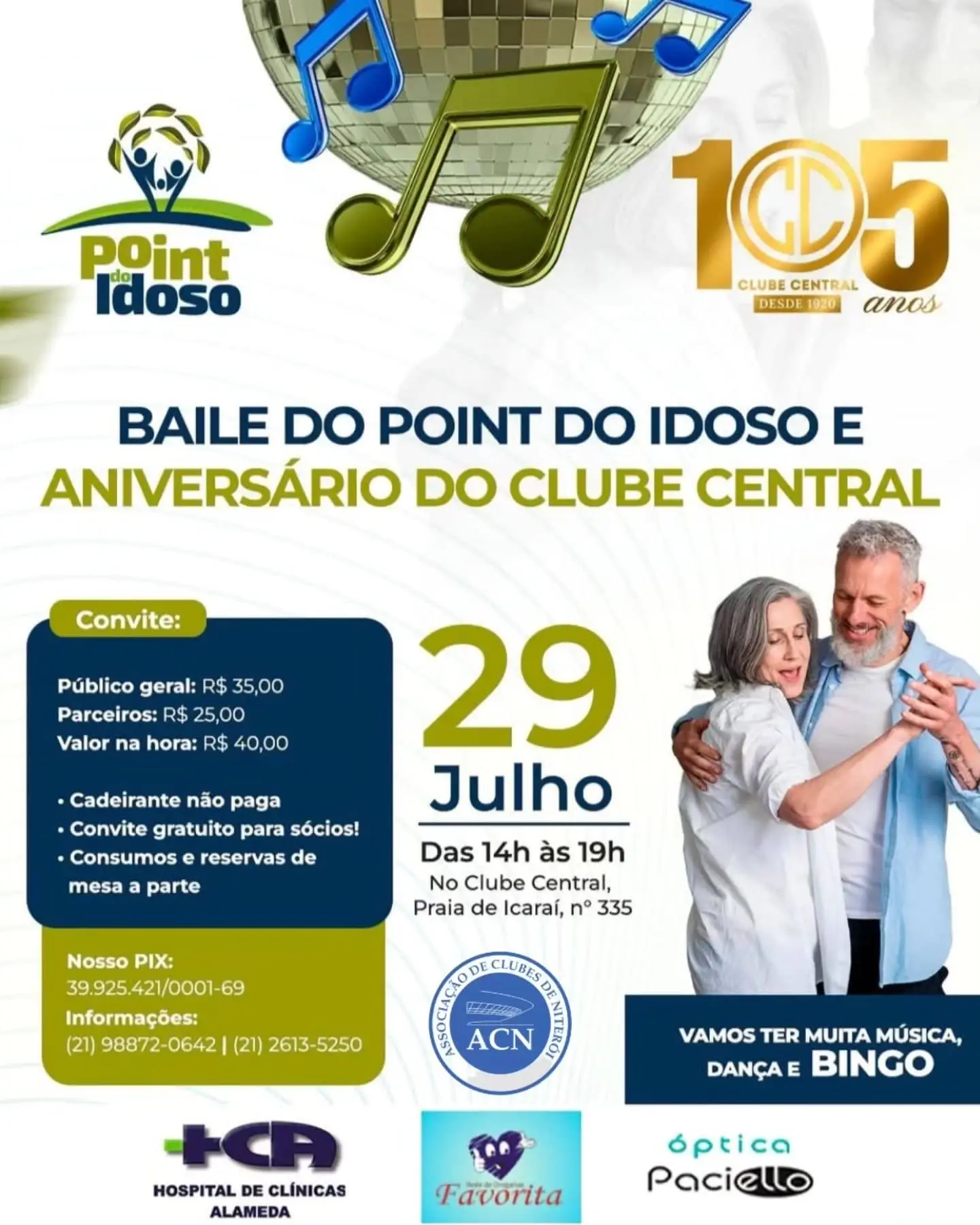Baile do Point do Idoso Julho