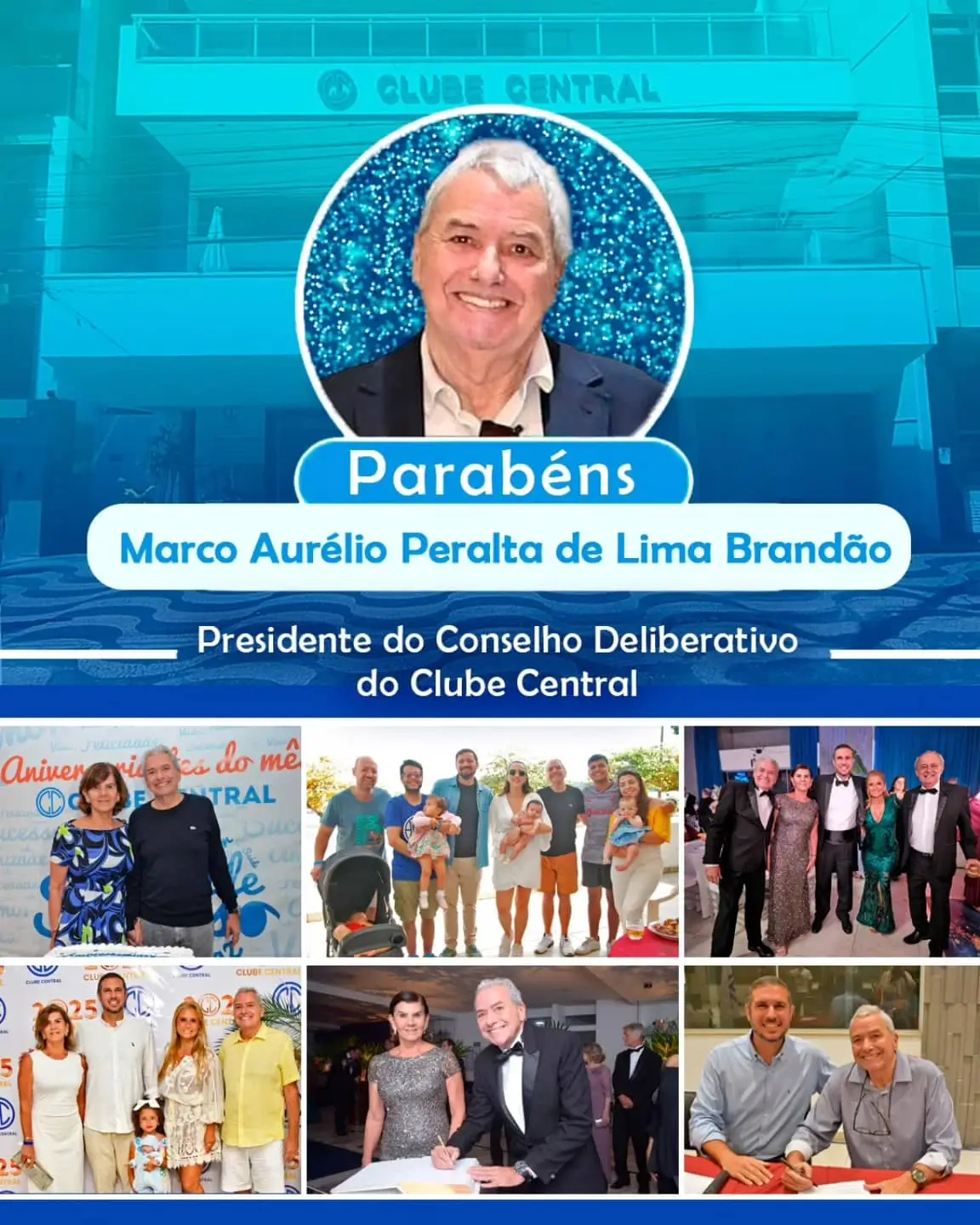 Feliz aniversário para nosso Presidente do Conselho Deliberativo