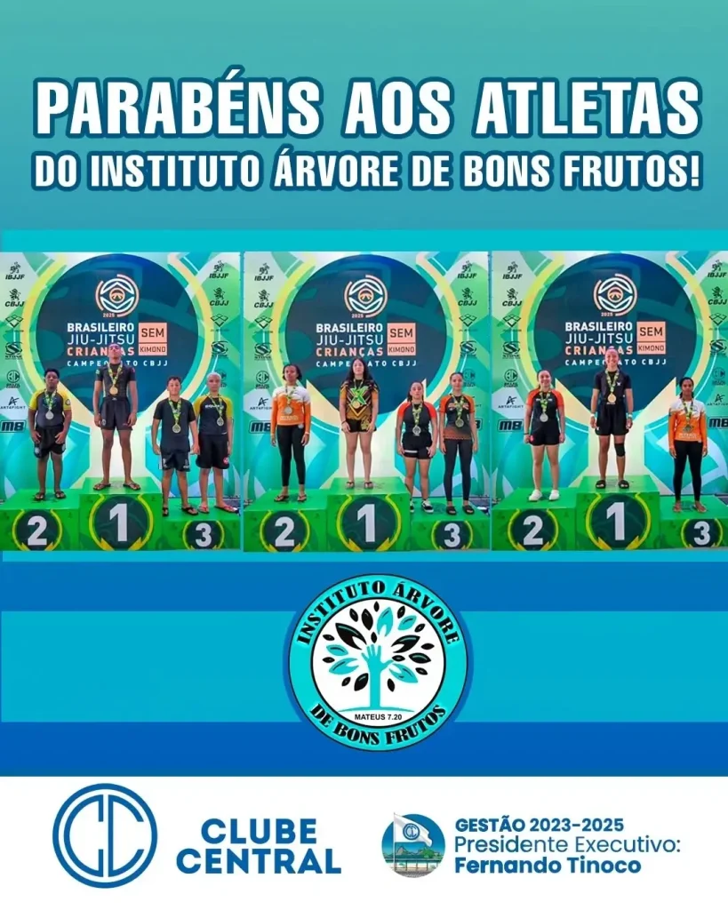 Parabens aos atletas do Instituto Arvore de Bons Frutos 01