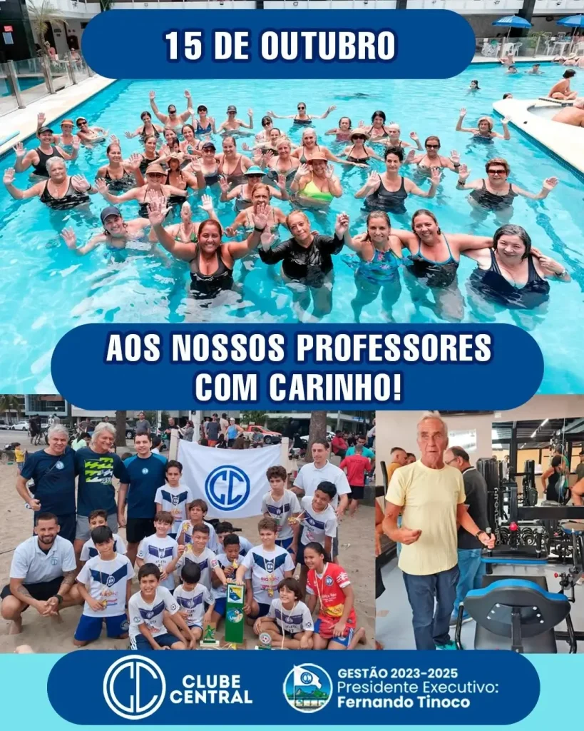 Parabéns para as professoras e os professores!