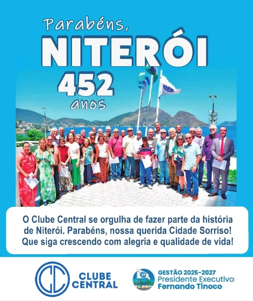 Nossos parabéns, Niterói - 452 anos e História