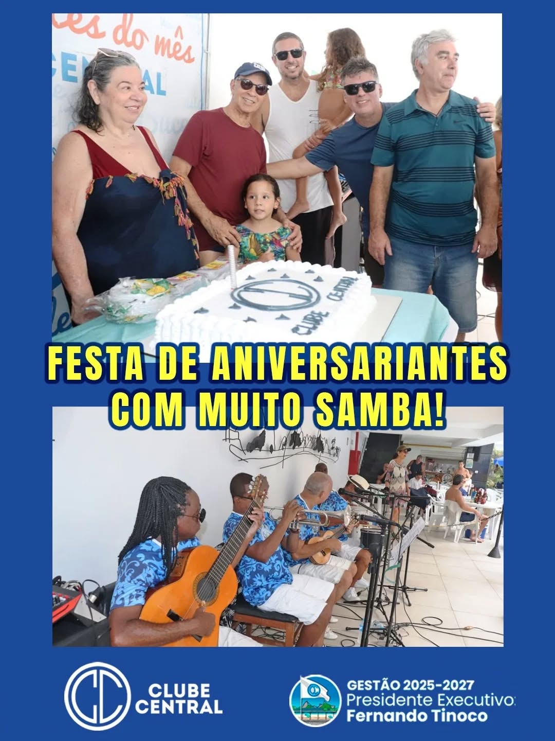 Aniversariantes de Janeiro ao som da Velha Guarda de Vila Isabel