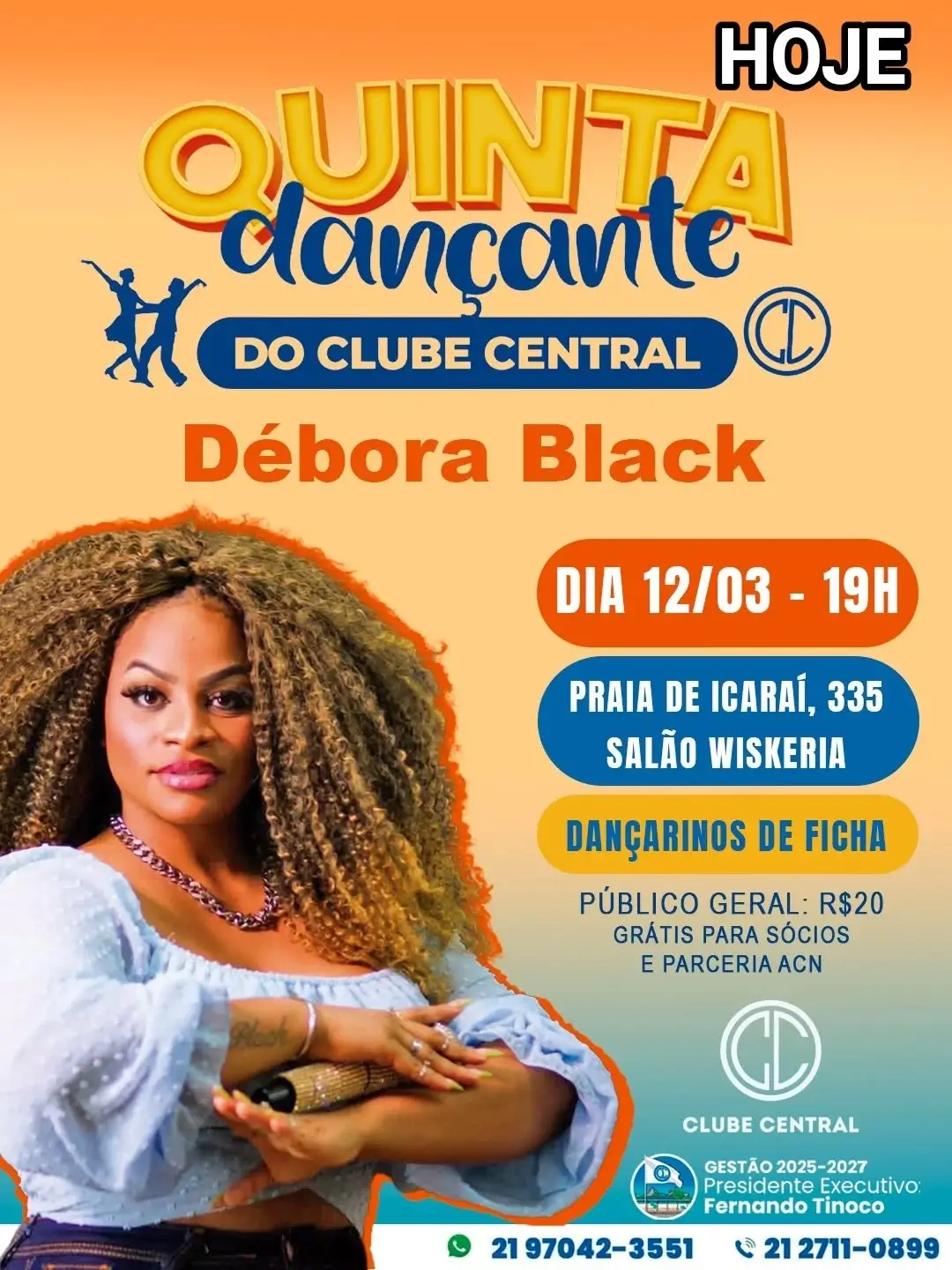 Quinta Dançante com Debora Black