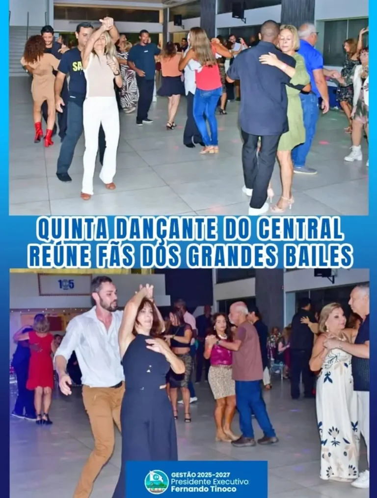 Quinta Dançante no Central é sinônimo de baile bem ritmado