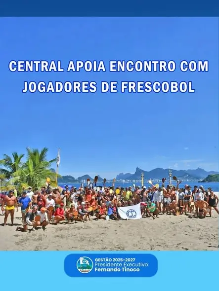 Os apaixonados pelo frescobol curtiram um grande encontro na Praia de Icaraí, em frente ao Central.