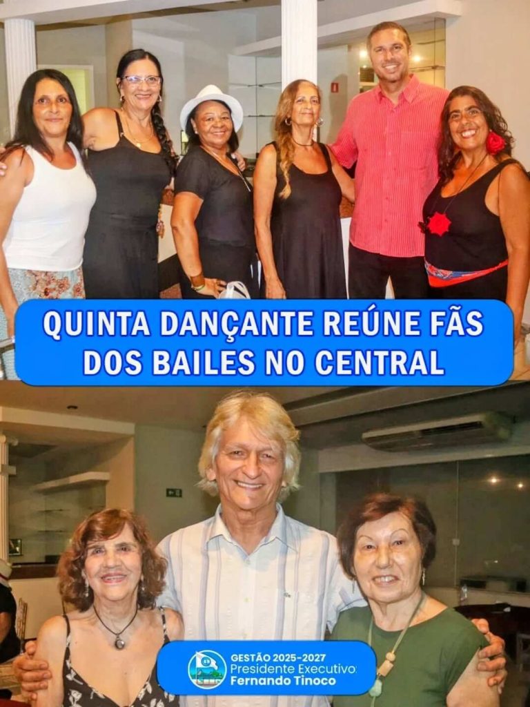 A Quinta Dançante do Central de abril reuniu casais e admiradores da dança de salão de todas as idades.