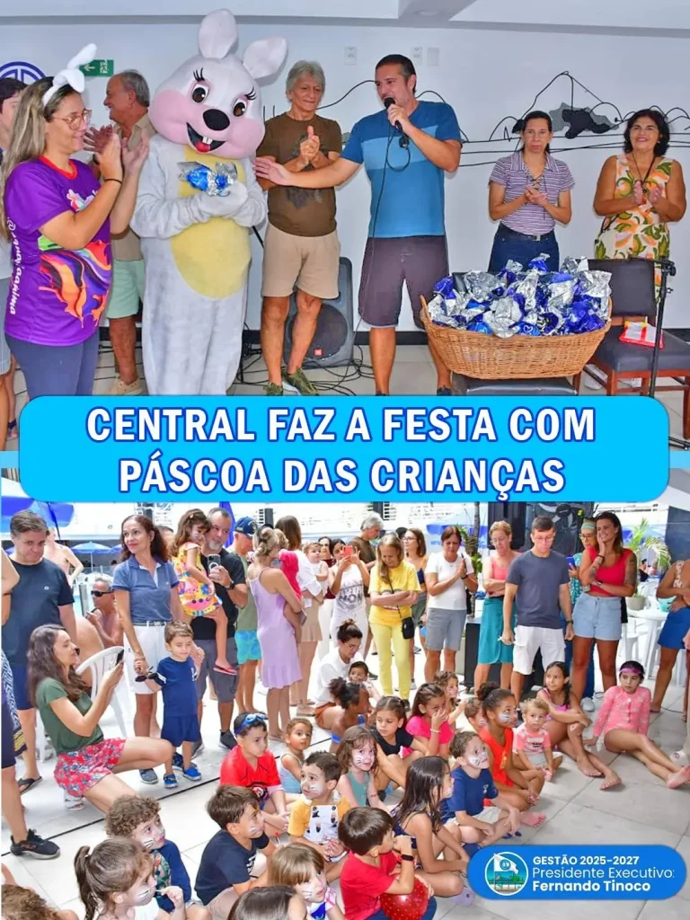 A Páscoa das Crianças do Central foi para toda a Família Centraliana ficar feliz.