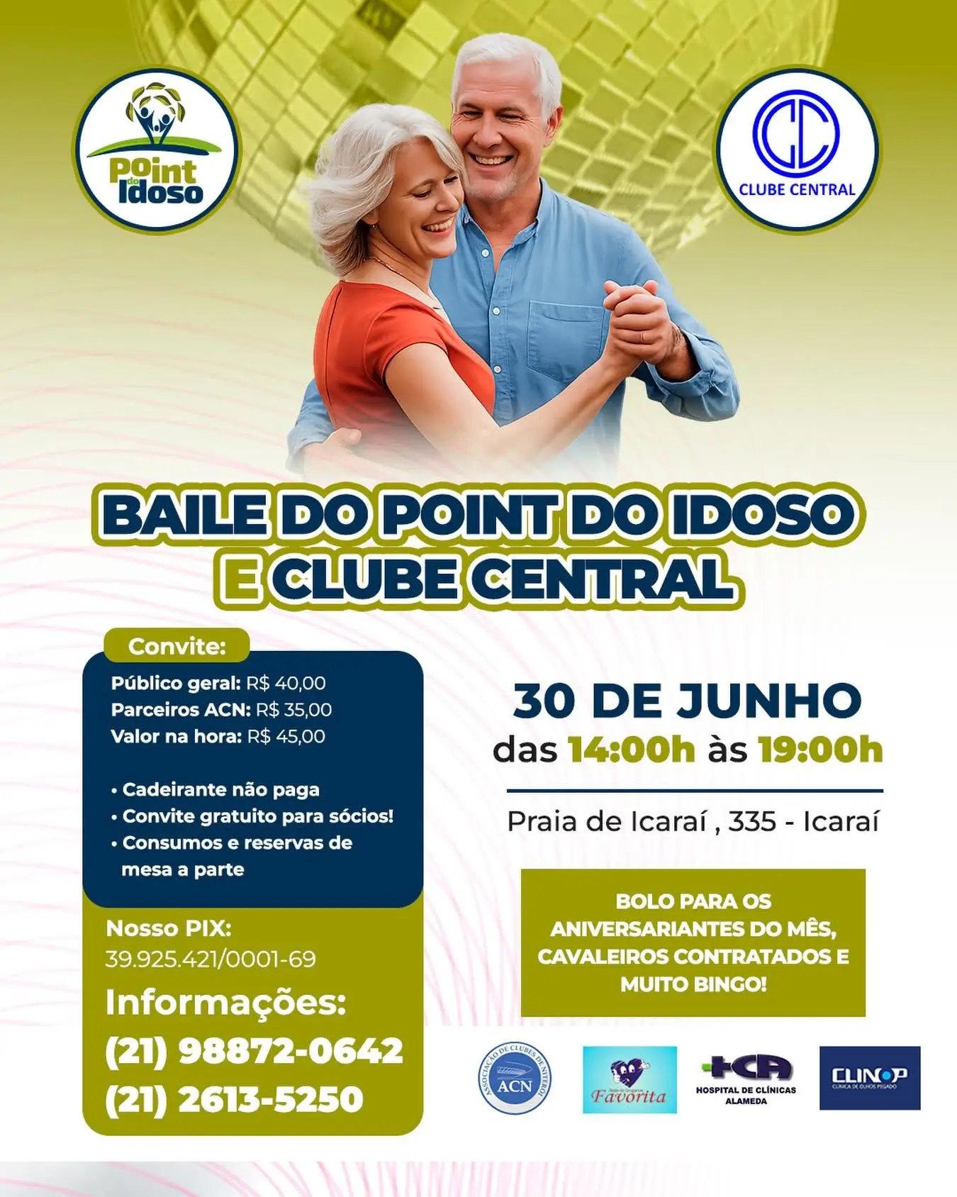 Baile do Point do Idoso Junho 2026