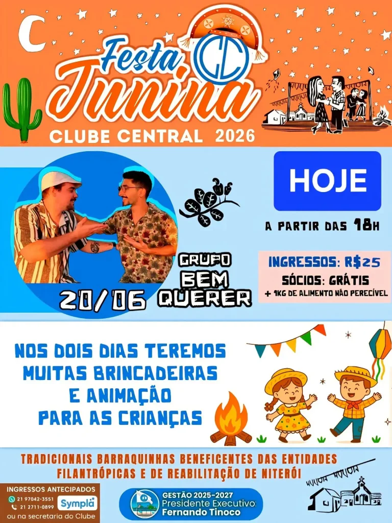 Festa Junina do Clube Central 2026