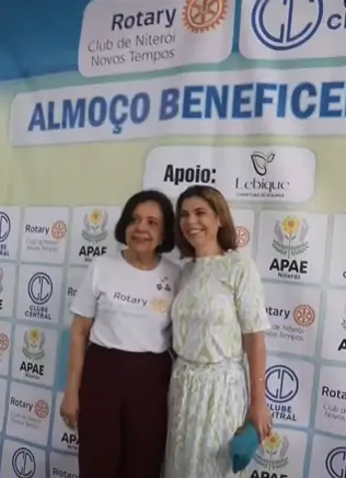 Almoço beneficente para a APAE Niterói no Clube Central