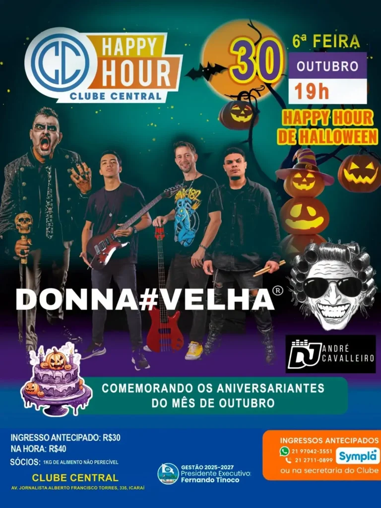 Happy Hour do Central com a banda Donna Velha